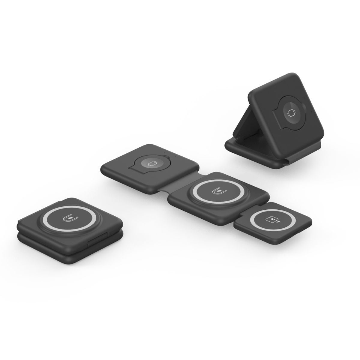 Folding Magnetic Suction Wireless Charger 3-in-1 Folding Magnetic Suction Wireless Charger 3-in-1